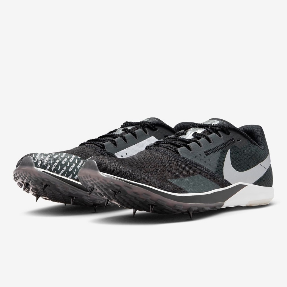 Nike Black and White Track Shoes